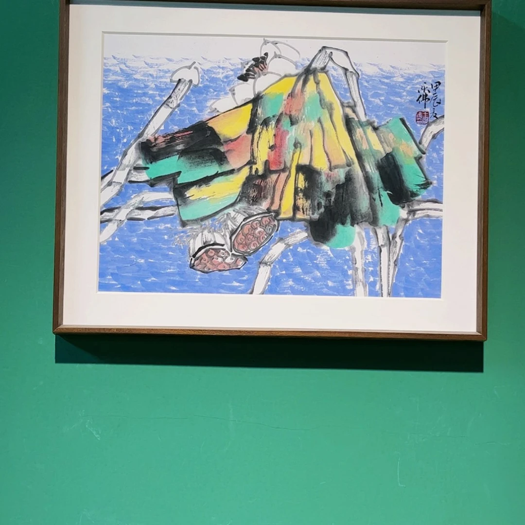 【闪购商品】国画王乐佛带框精装裱福利