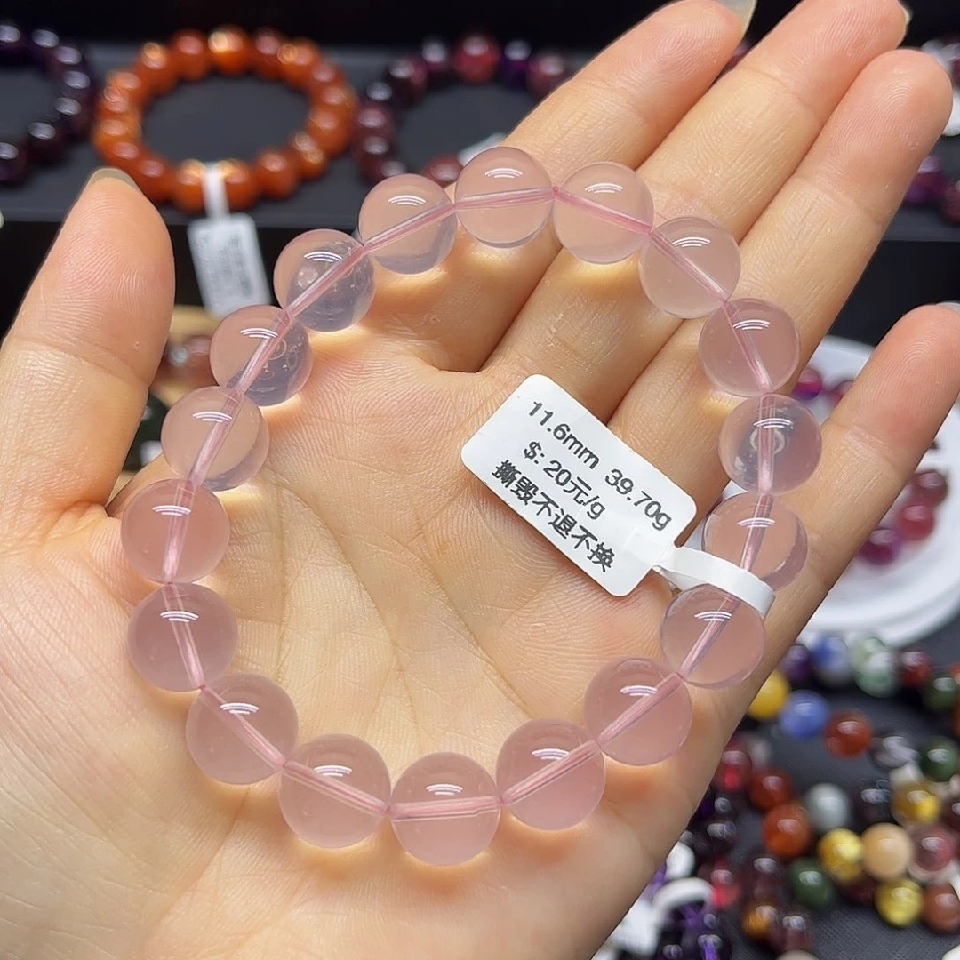 水晶手链未镶嵌天然水晶