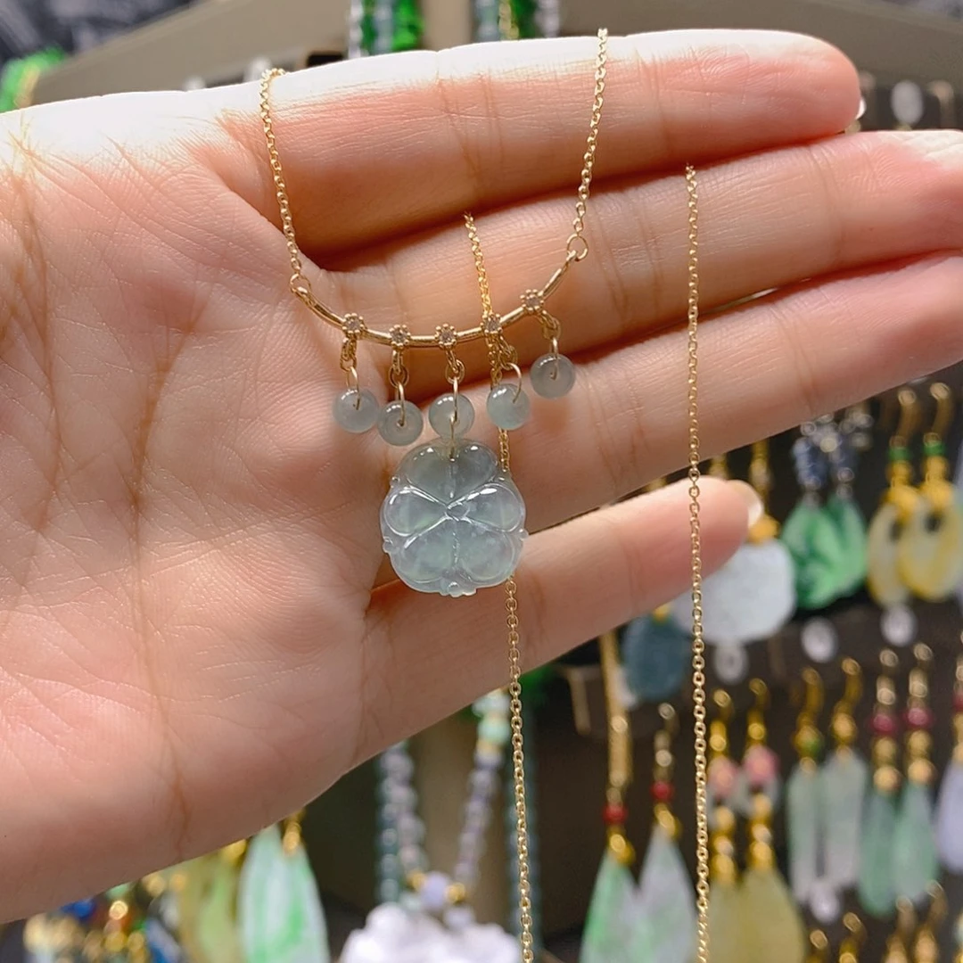 颈饰未镶嵌翡翠翡翠