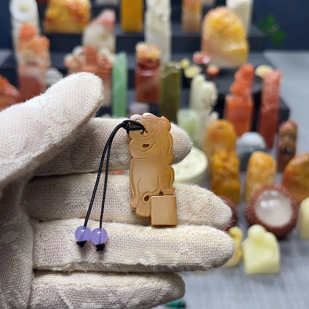 寿山石印石包邮包刻8486