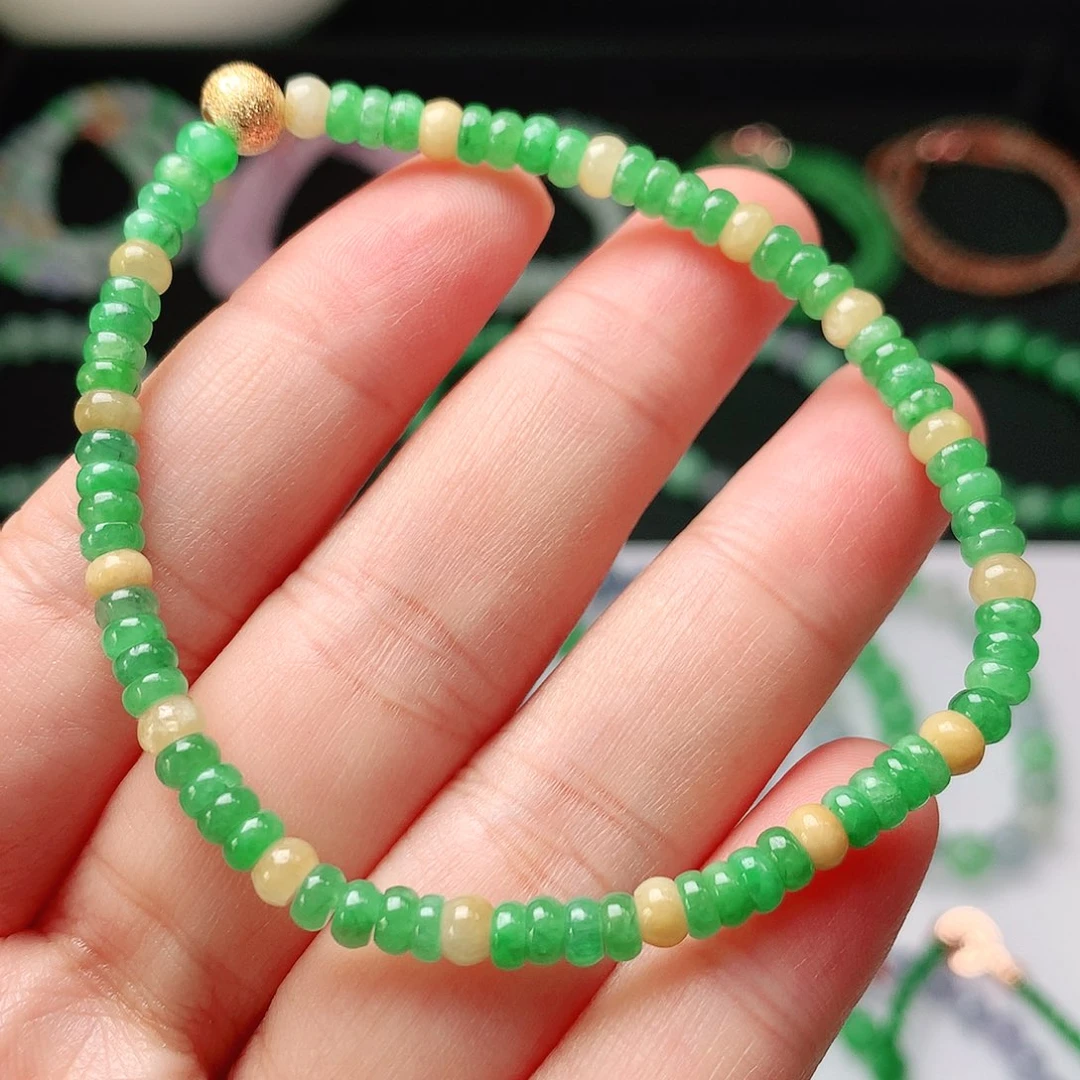 未镶嵌手链翡翠翡翠