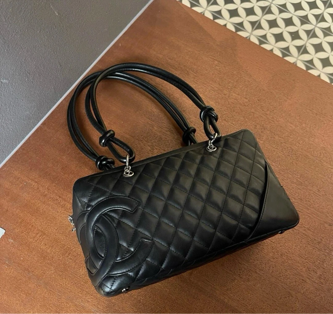 95新 Chanel/香奈儿 黑色康鹏保龄球 28cm 10开 11676805