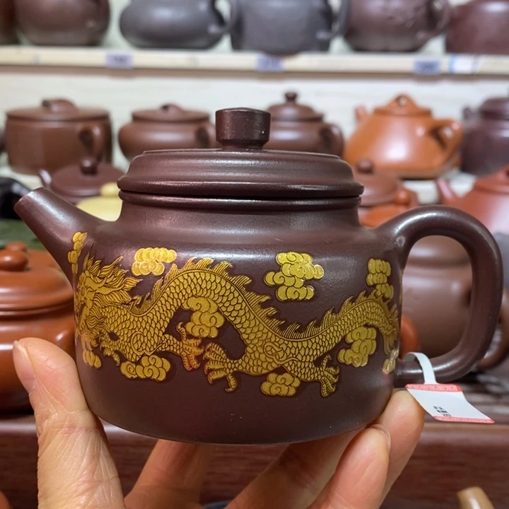 紫砂茶壶精工制作一把