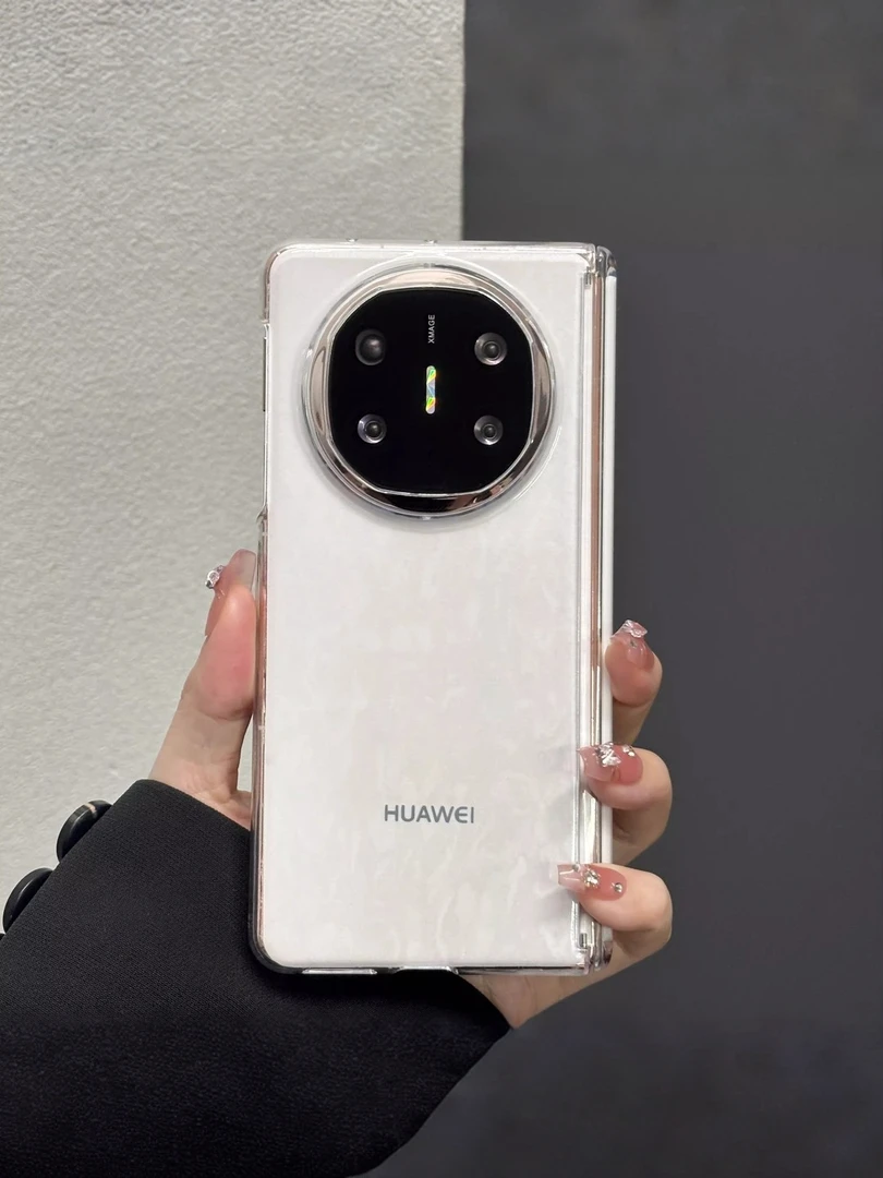 适用华为MATEX5透明磁吸透明壳升级双中轴华为荣耀vivo/三星壳