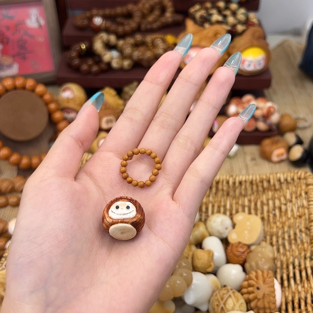 菩提根/象牙果把件裴**?拉布布配件