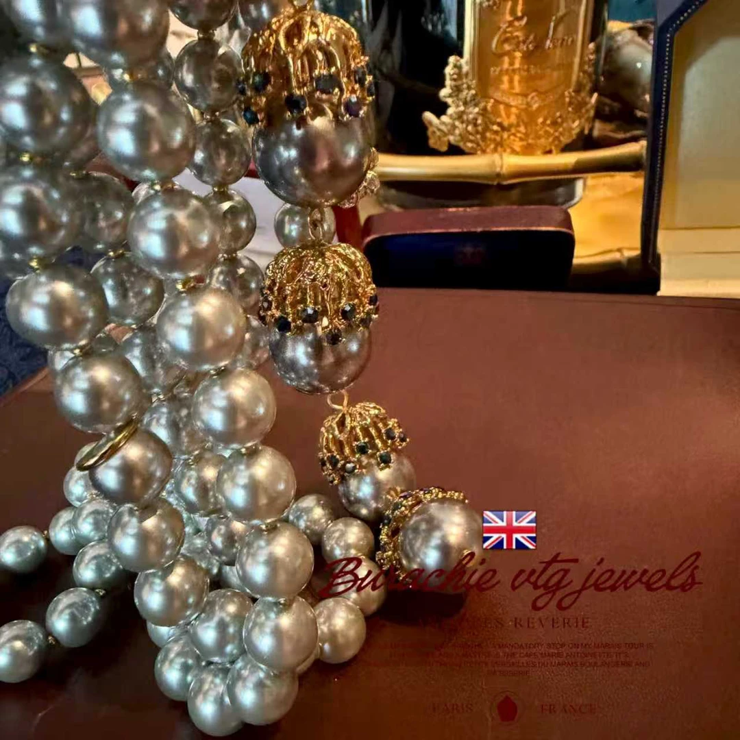 铜合金仿珍珠项链 【3982】周年珍藏英｜经典原标克拉款CrownFrett