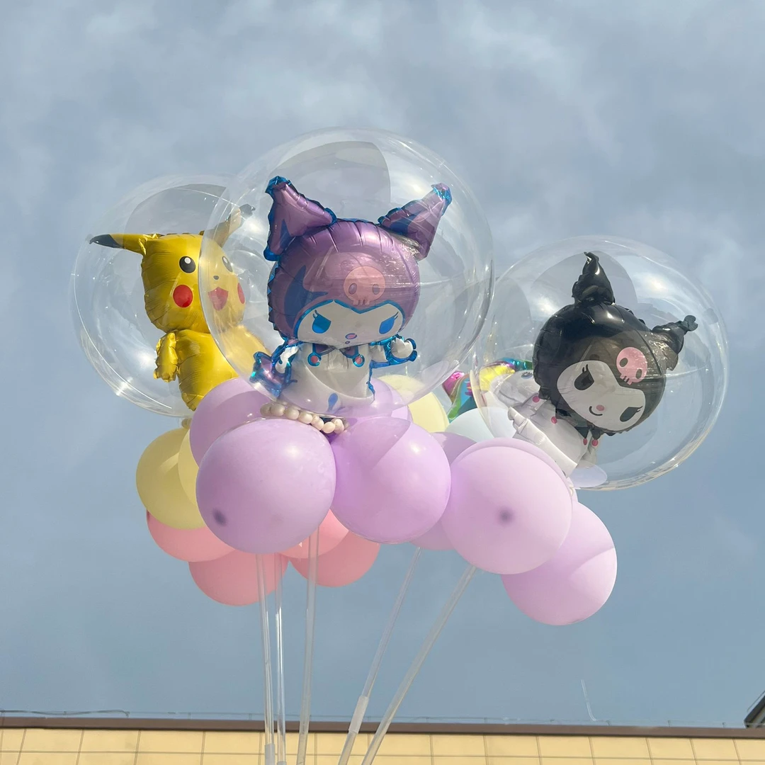 【十套装】球中球波波球全套气球街卖儿童卡通摆摊