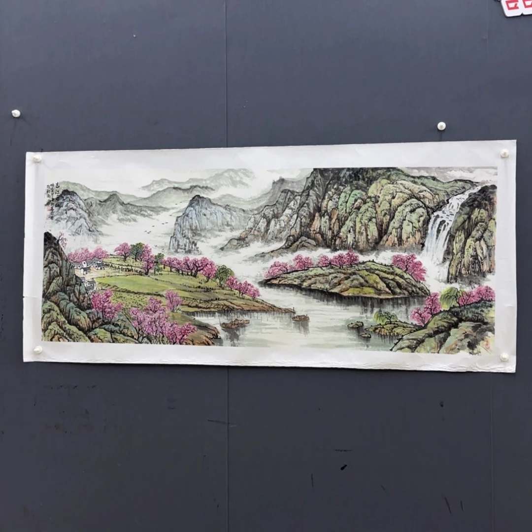 全***水国画师亚兰山水作品艺