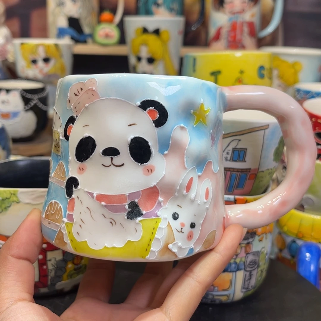 杯子霞***~景德镇陶瓷杯