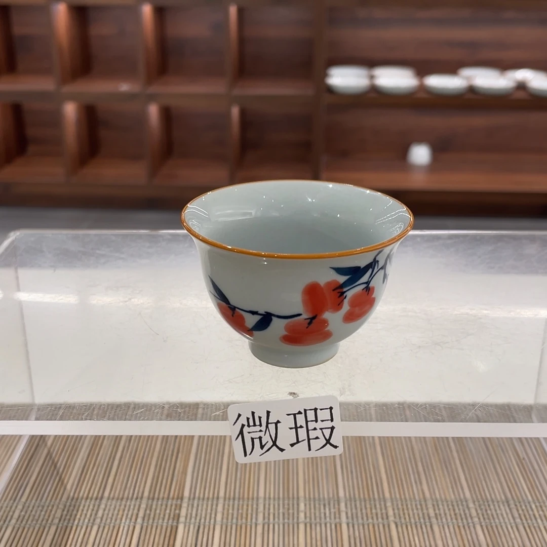 微瑕釉下彩纯手绘