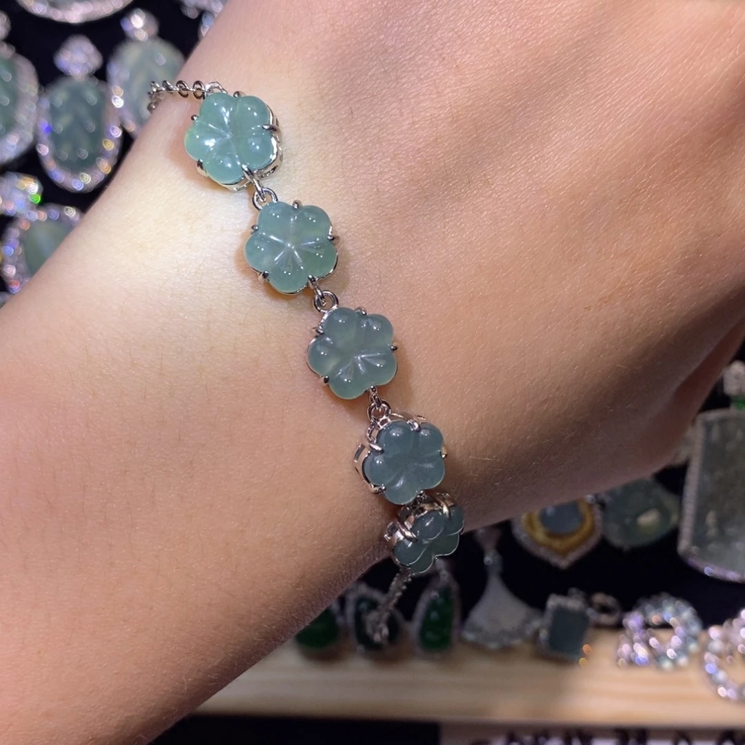 翡翠未镶嵌颈饰天然