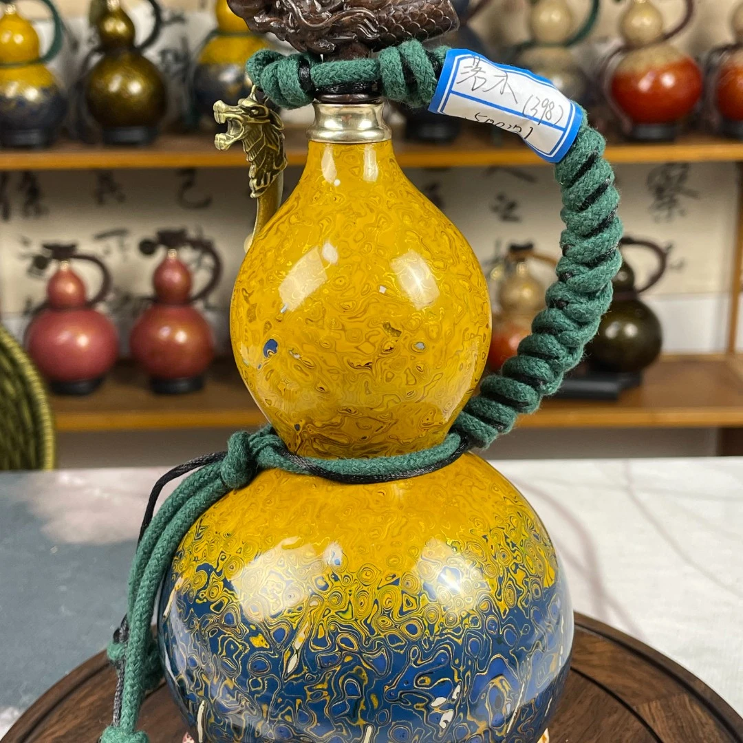 【落木】精品工艺大漆葫芦(可游玩携带 装水 装酒 装茶 装饮料)