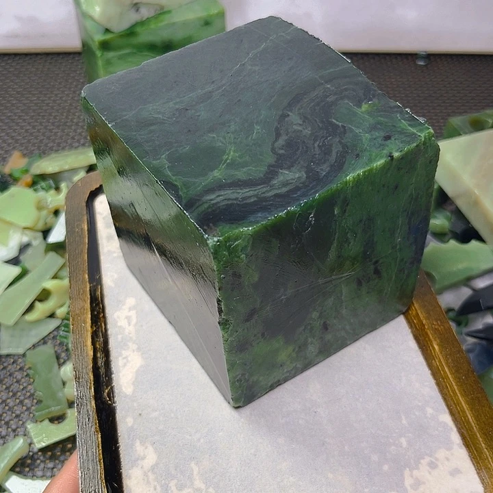 未镶嵌和田玉珠宝半成品一****想