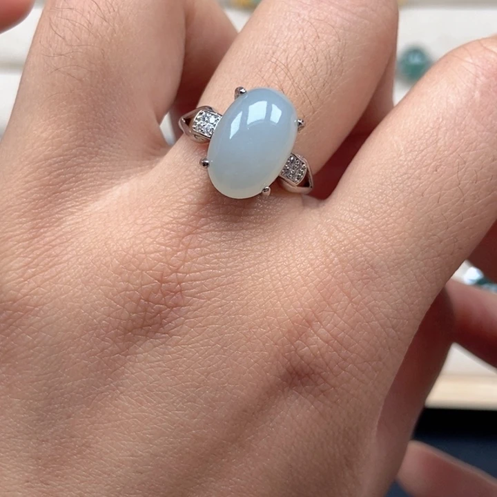 翡翠未镶嵌戒指戒指