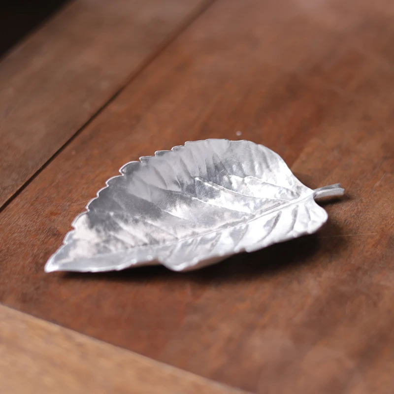 【所谓】树叶茶则（古篱S0163）高档手工茶垫茶具高端高颜值