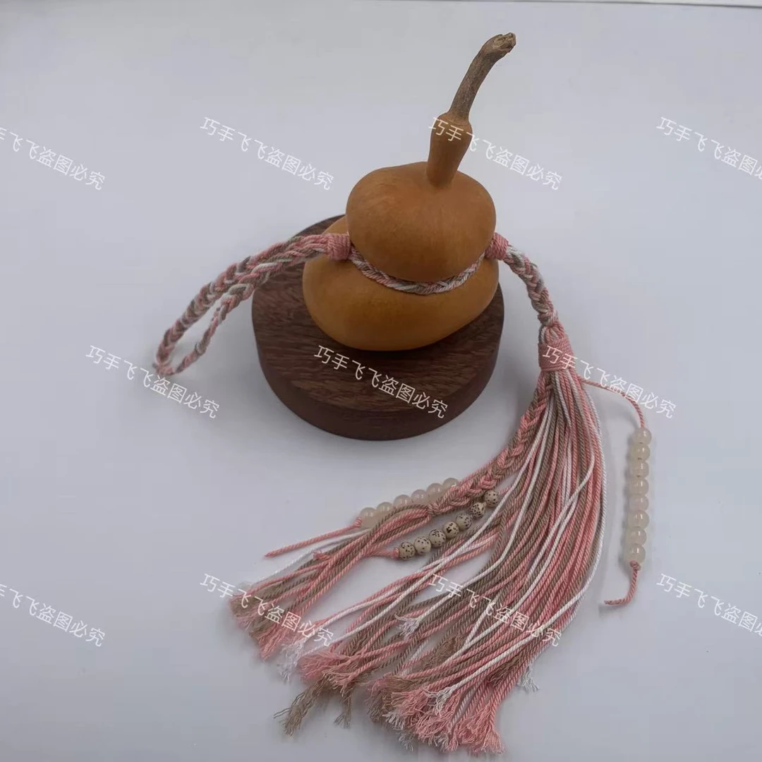 手工编织葫芦挂绳饰品文玩百搭可作车挂包挂钥匙扣葫芦腰绳原创绳