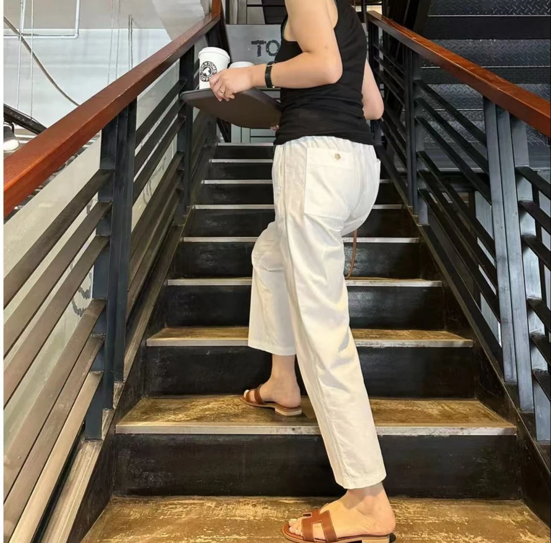 La fleur éternelle｜升级版铁打的七分休闲裤夏季高腰透气 春夏秋