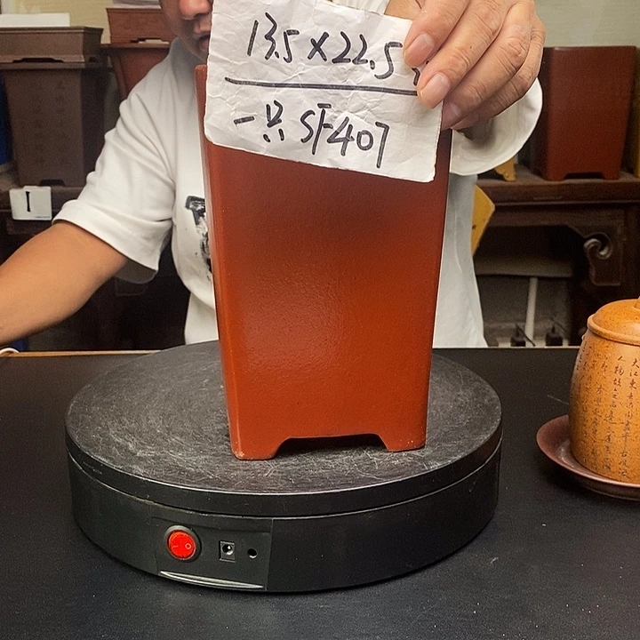 紫砂花盆货号一只SF407