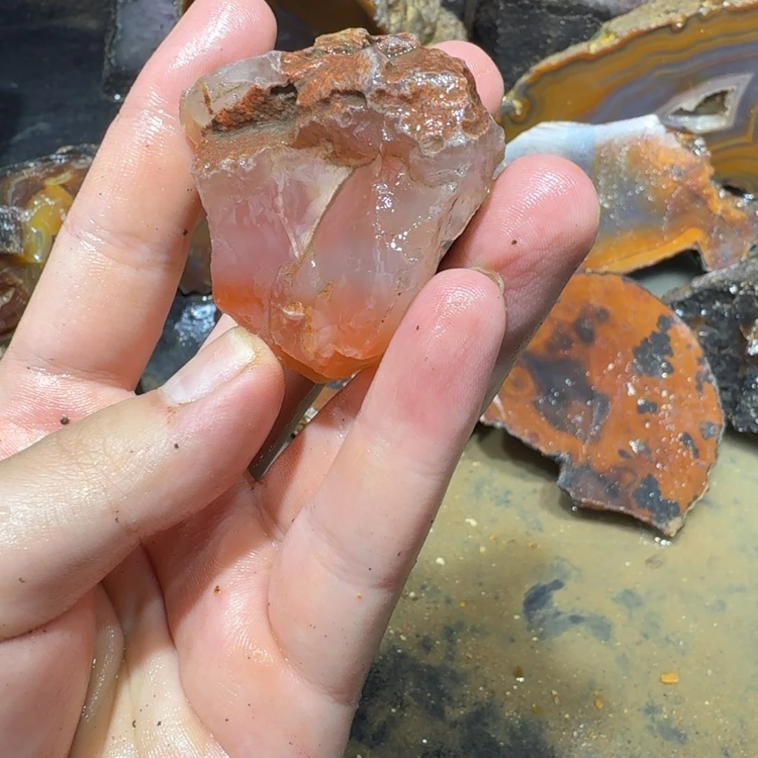 未镶嵌玛瑙/玉髓珠宝半成品