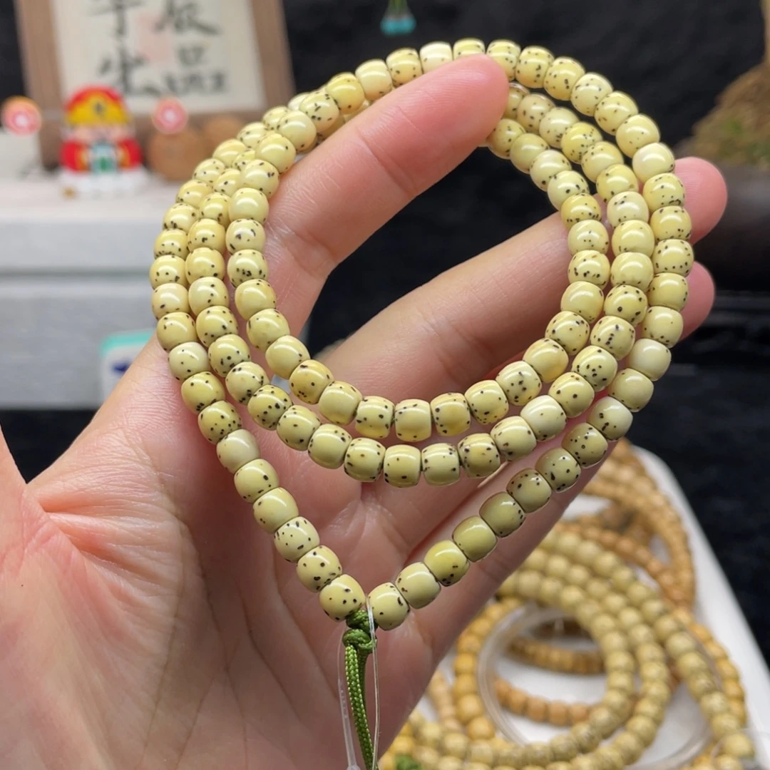 星月菩提吊坠直切鼓珠数星顺色