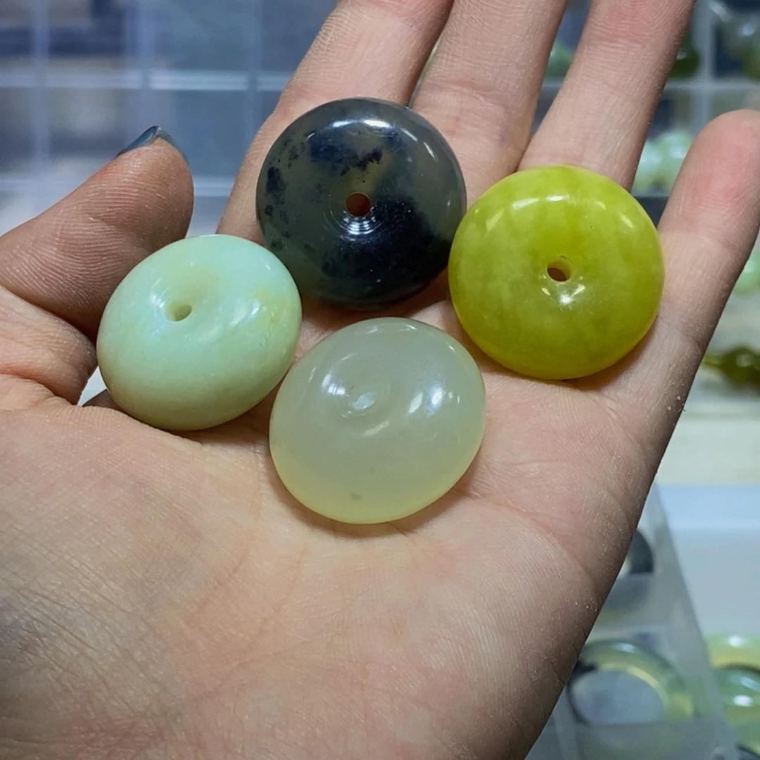 蛇纹石玉未镶嵌毛衣链122