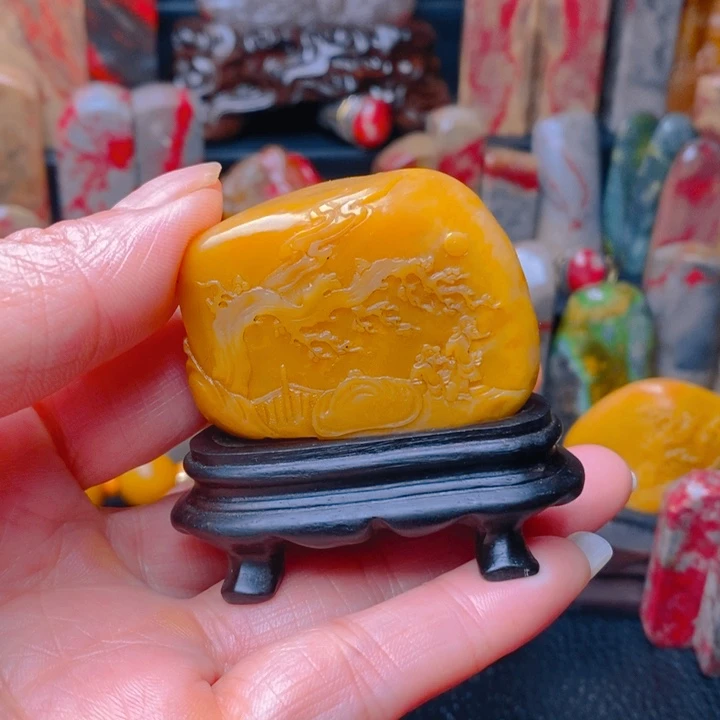 田黄石田黄石摆件