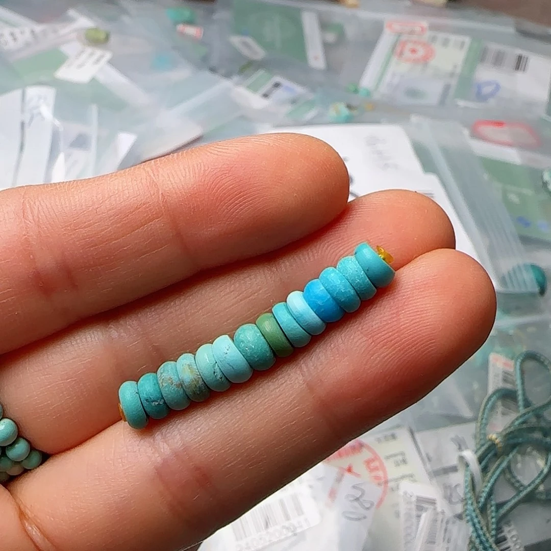 绿松石珠宝半成品未镶嵌