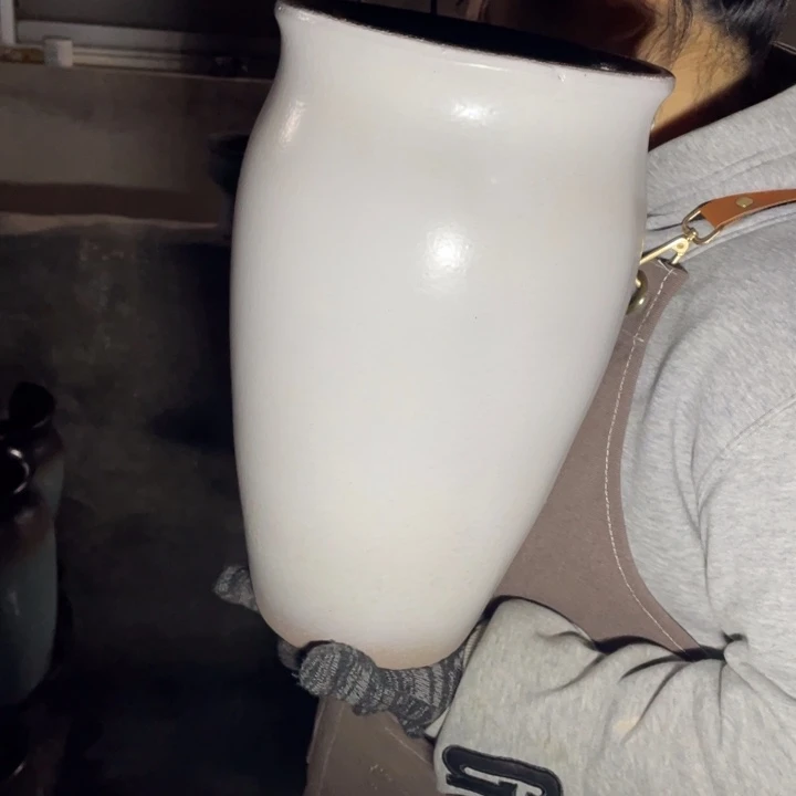 花盆紫砂口19高33瑕疵瑕疵