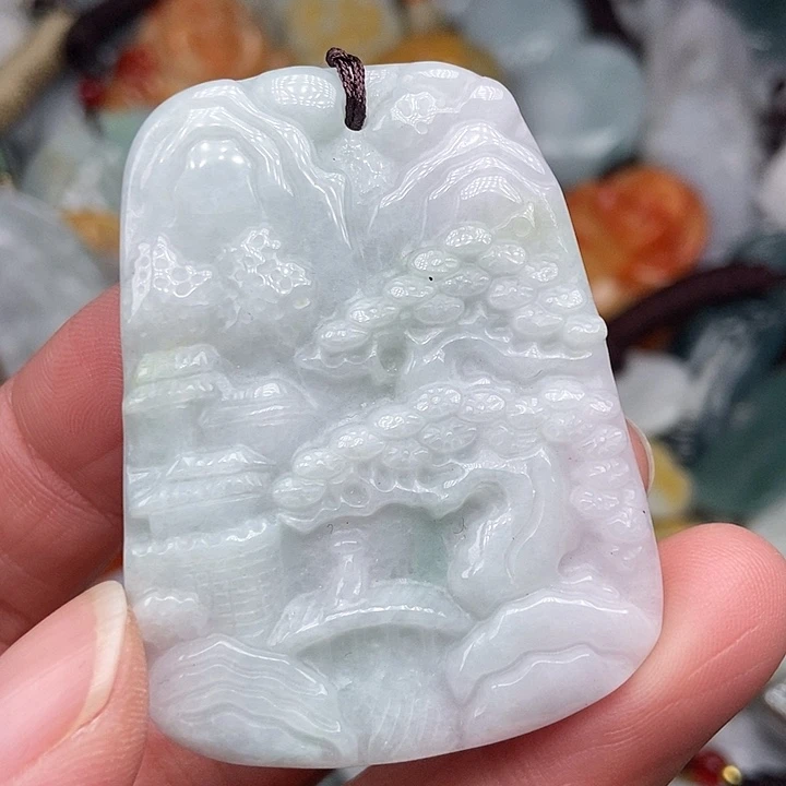 颈饰未镶嵌翡翠翡翠