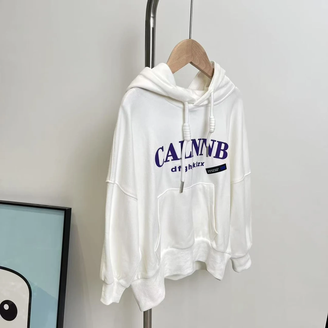 秋季男童女童新款白色卫衣2370放系秋