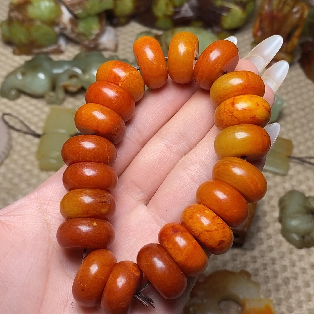 未镶嵌蛇纹石玉颈饰