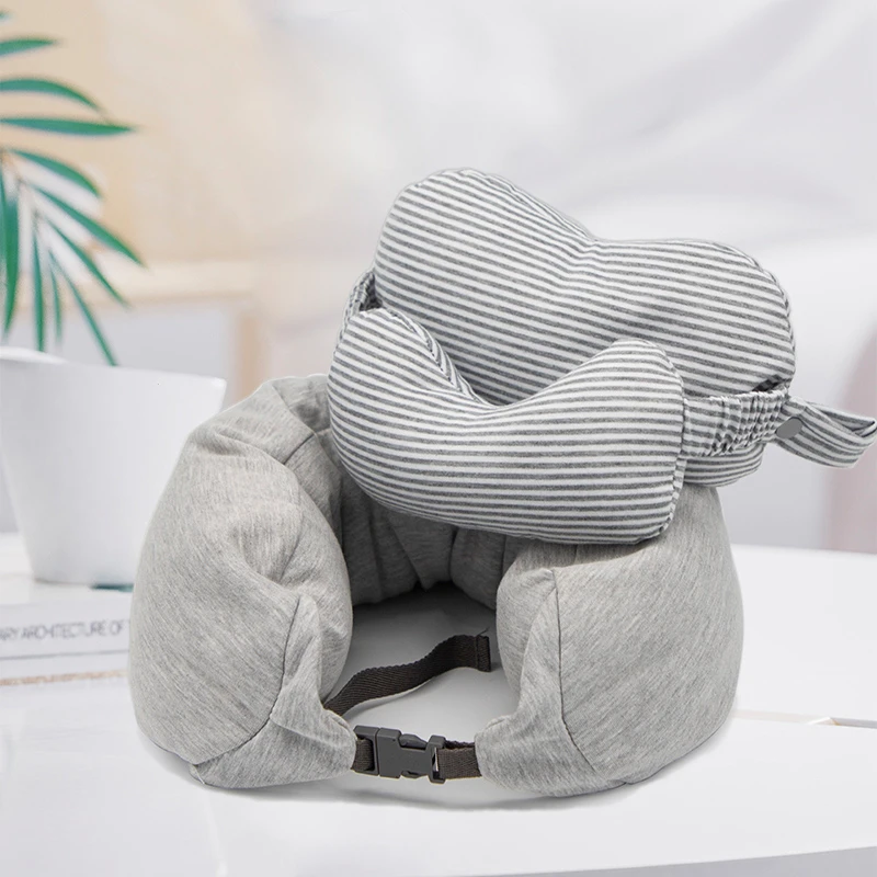 红秀世纺 连帽护颈枕+多功能眼罩颈枕