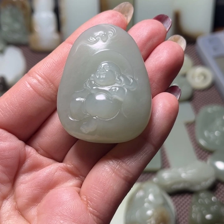 不***惑和田玉（糖玉）未镶嵌挂件