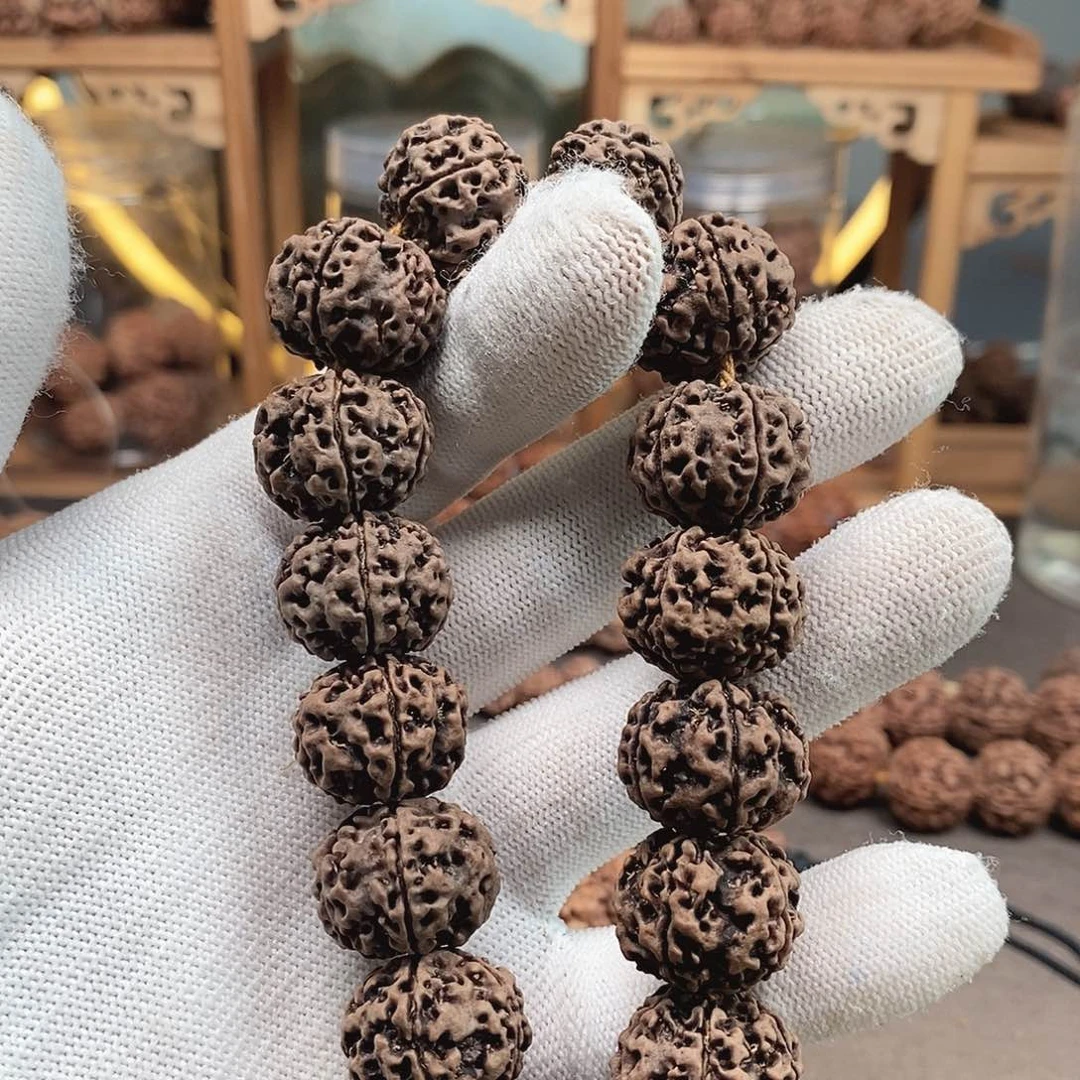 金刚菩提手串19mm梅花双龙8#