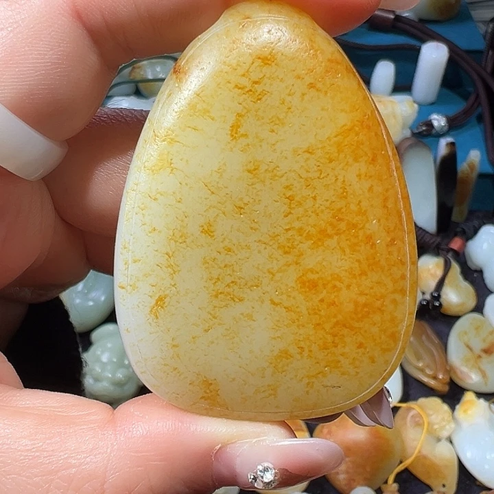 和田玉未镶嵌吊坠(不含链)