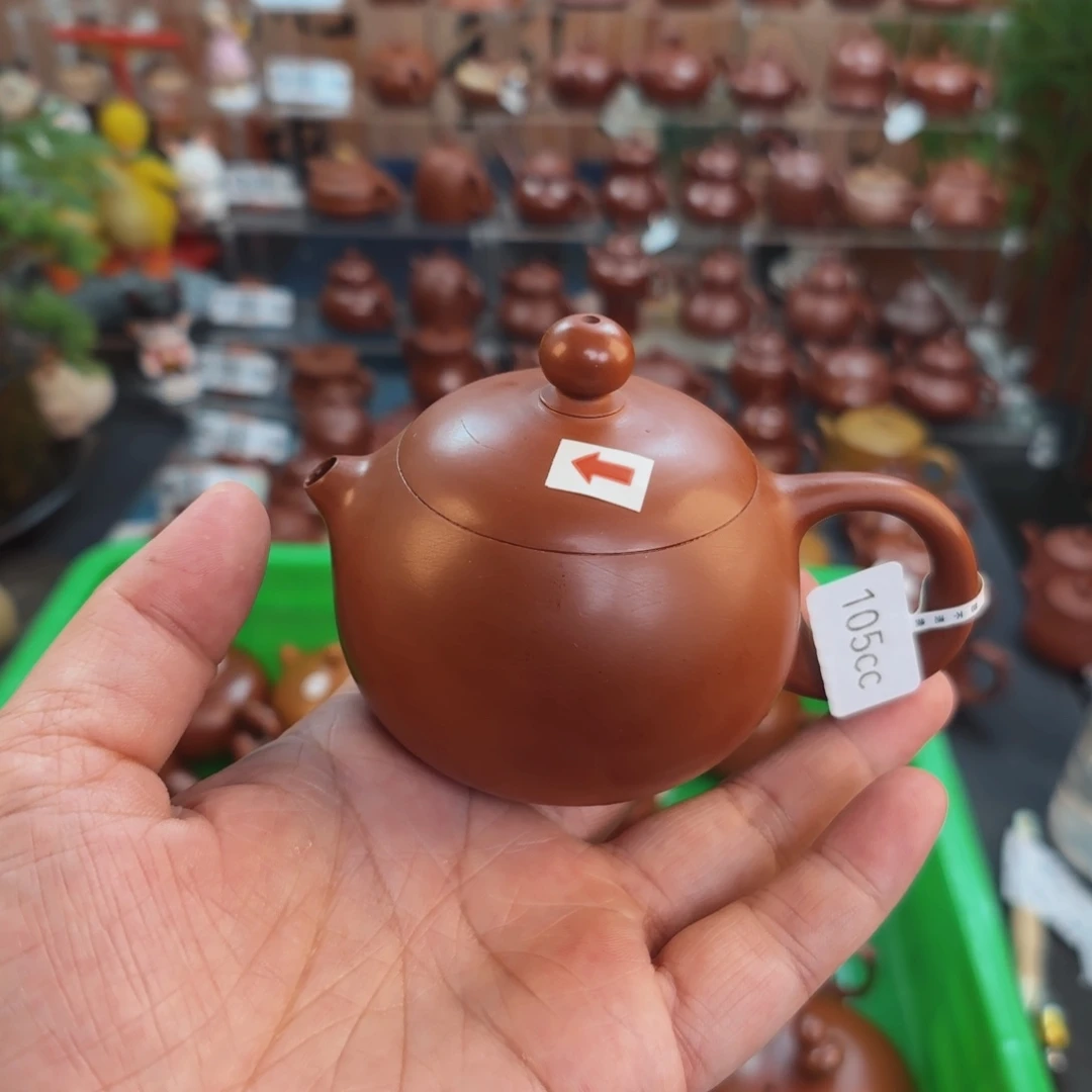 茶壶朱泥朱泥茶壶微瑕105
