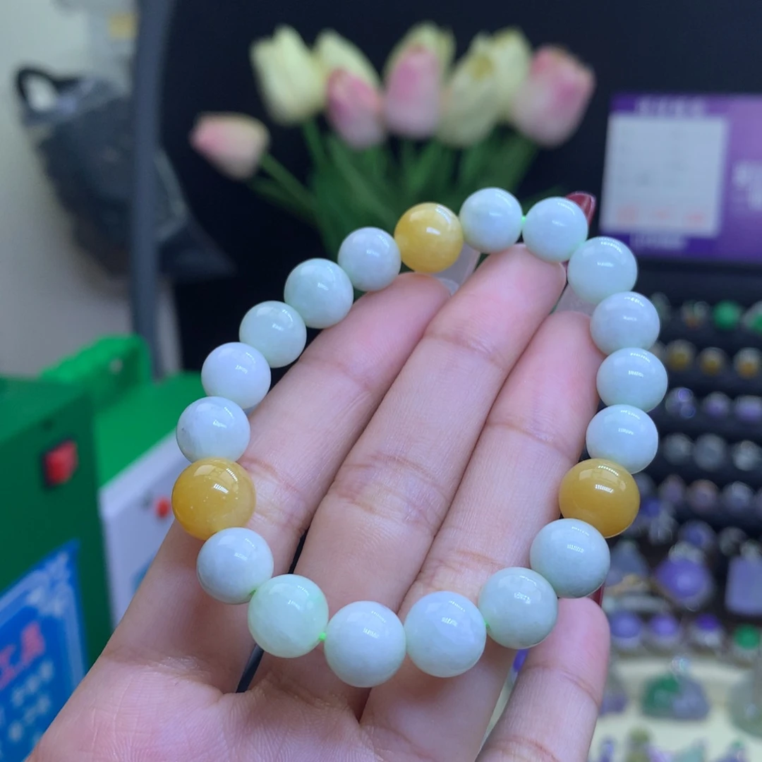 翡翠颈饰未镶嵌天然