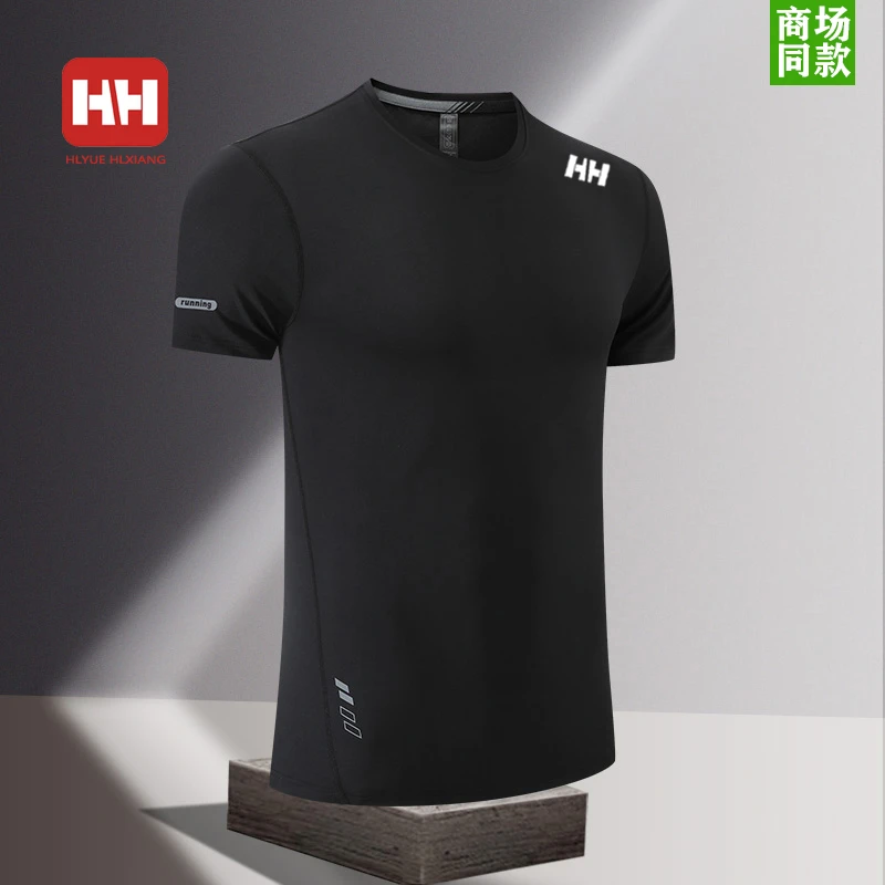 【GT】【一折专区】HH挪威海丽户外薄款男士短袖圆领T恤健身速干T恤男