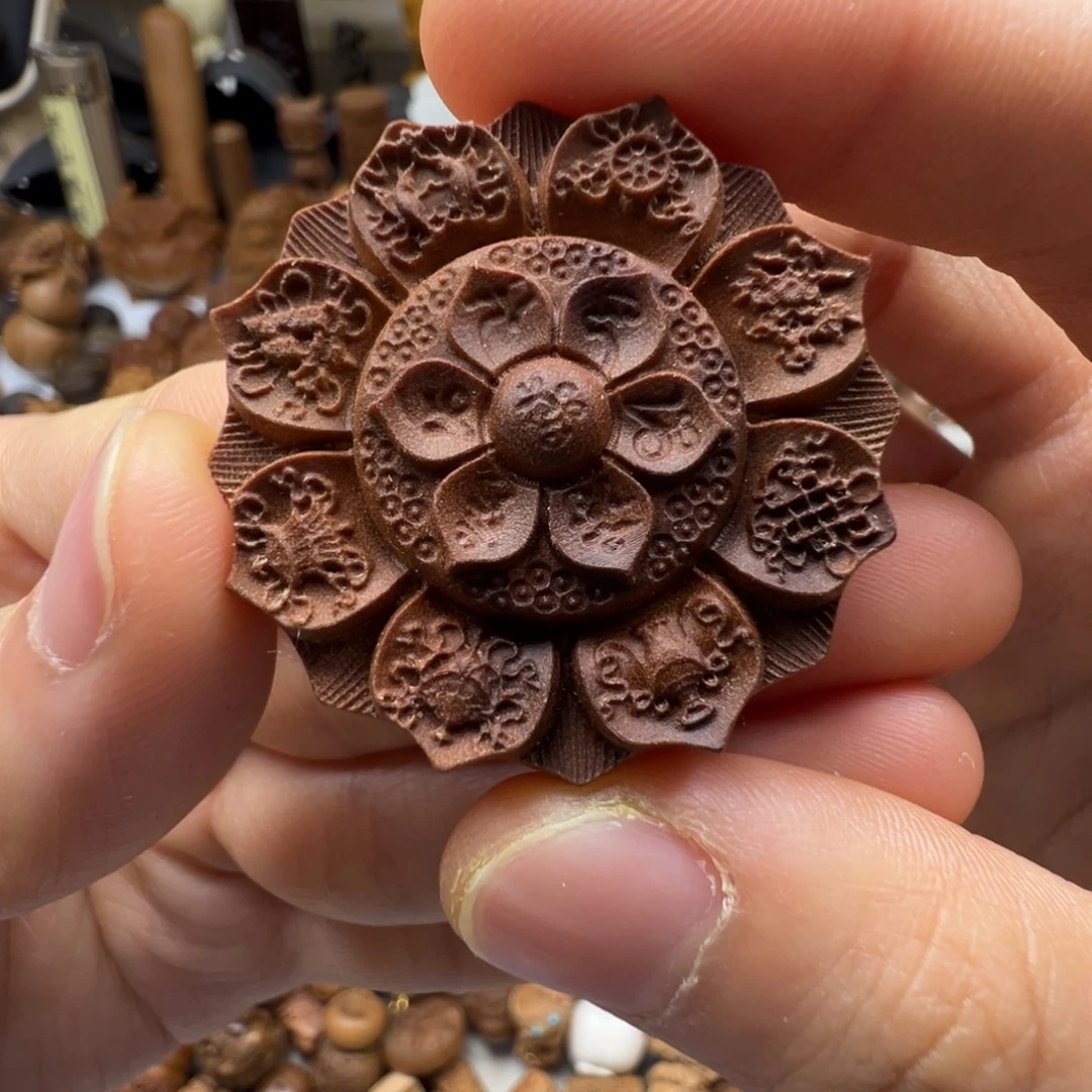 檀香木六字真言老山檀