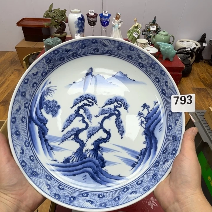 瓷片呀工艺品摆件瓷器摆件正能量