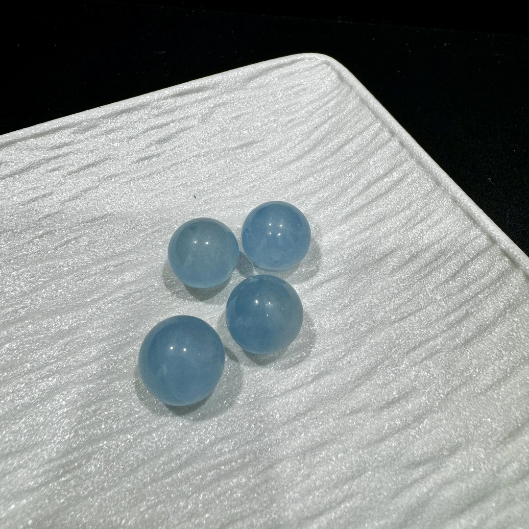 s11高品质海蓝宝DIY手工配饰通孔 单颗10-11mm 多样性发一件