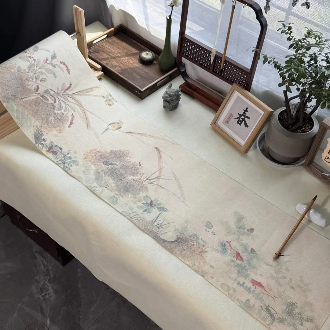 景阳阁 秋风墨藻图长卷 直播间专用