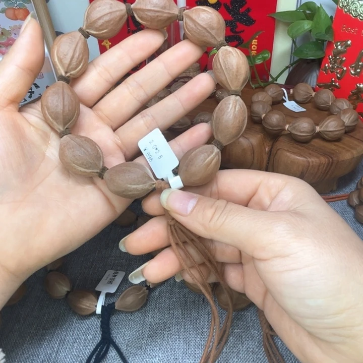 橄榄核手串/手链酷****i梅林铁核20.28头货