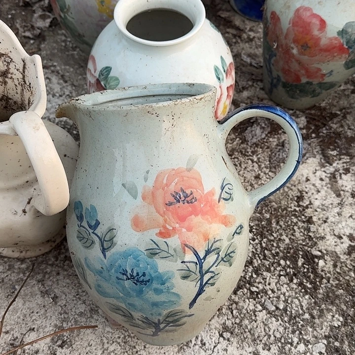 微瑕景德镇手工陶瓷花瓶