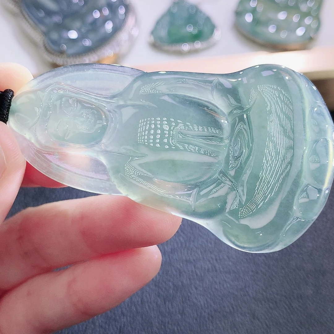 翡翠未镶嵌挂件翡翠