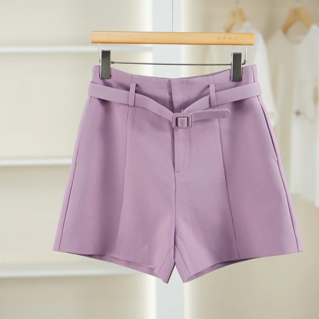 麦迪尚品【摩F】51014101 春夏时尚气质高腰时装裤短裤品牌女装