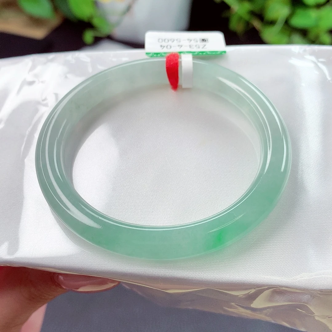 翡翠未镶嵌手镯缅甸天然a货翡翠手镯