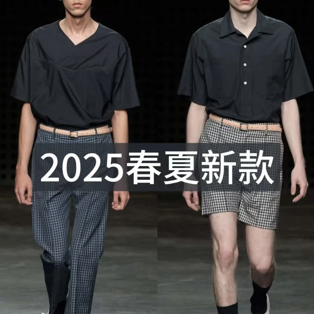 (8808)刺绣款2025夏季新款T恤短袖男士时尚款5.10ws