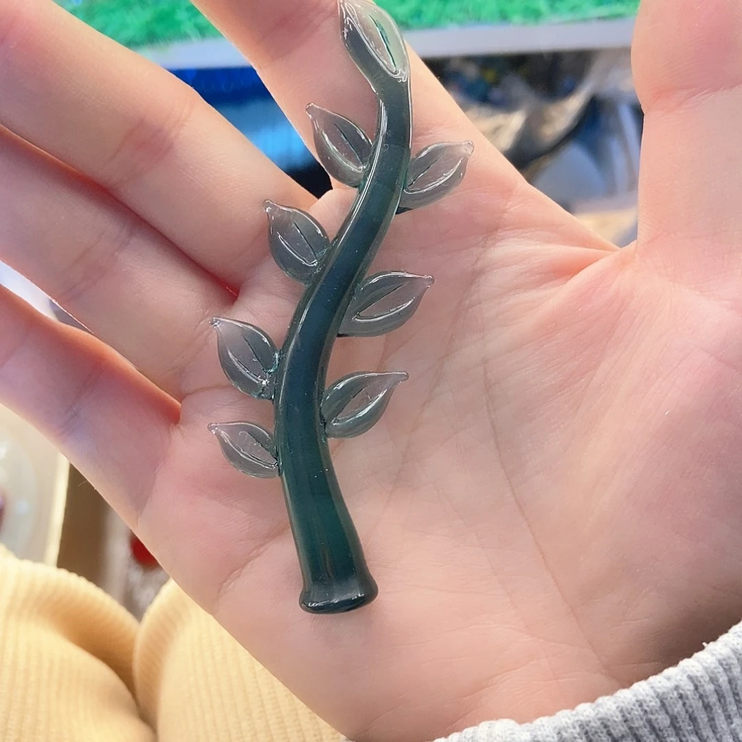 琉璃手工艺品柳*叶子