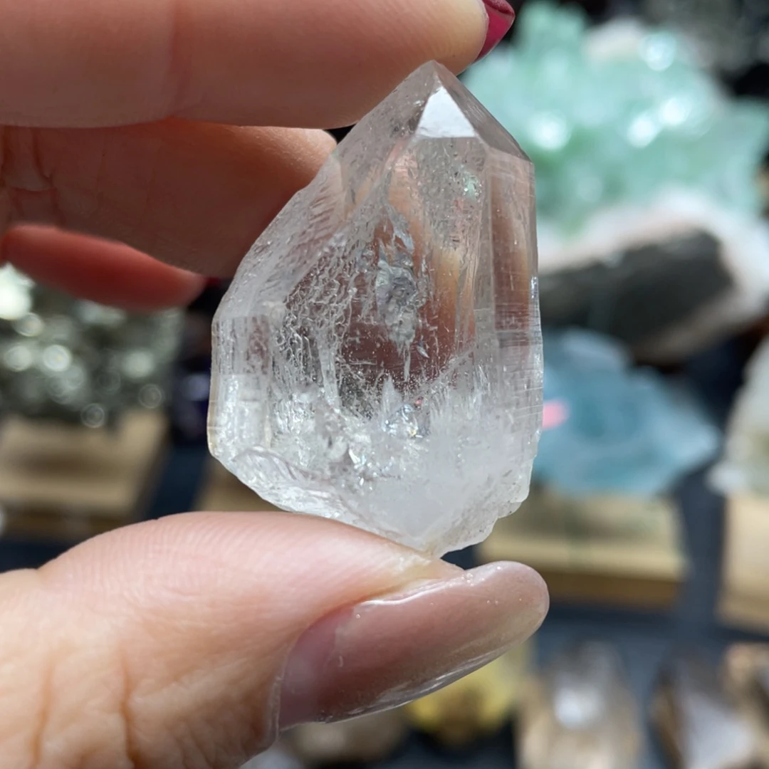 水晶喜马水晶银S925镶嵌柠*